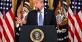 Donald Trump przemawia na konferencji prasowej