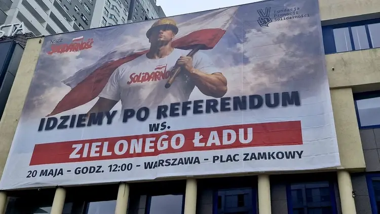 Banner "Idziemy po referendum"