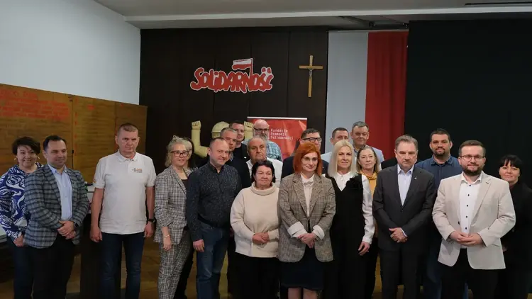 Zarząd Regionu Zagłębie Miedziowe i Piotr Duda w Sali BHP Stoczni Gdańskiej