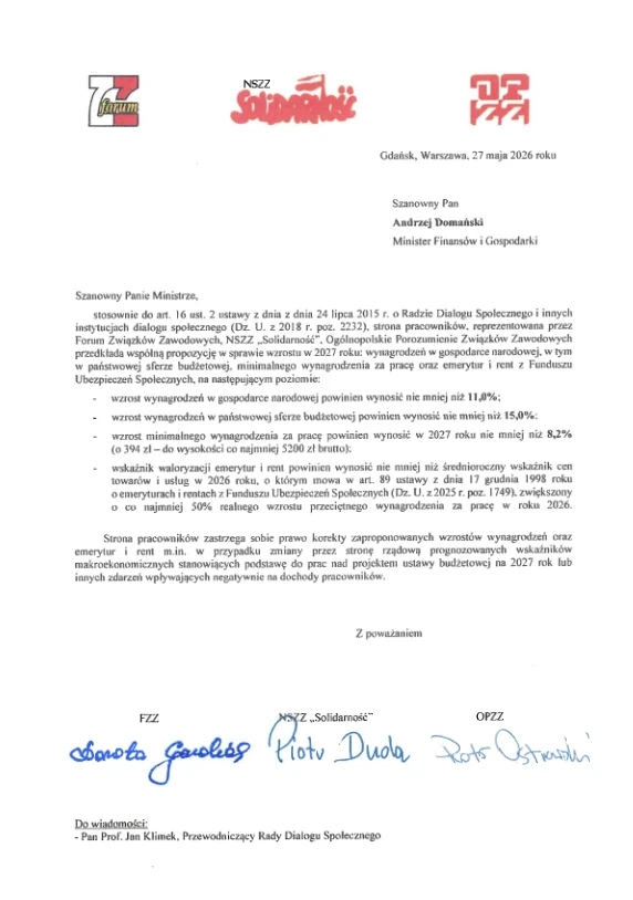 Wspólna propozycja strony społecznej ws. wskaźników
