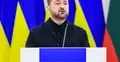Wołodymyr Zełenski przemawia