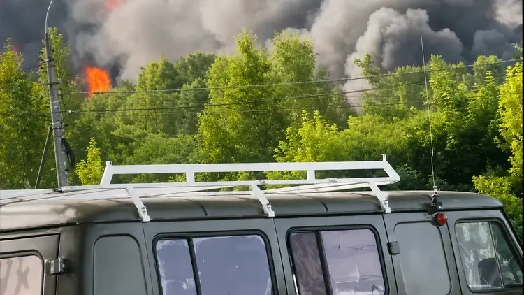 Ukraińcy trafili rosyjski magazyn ropy naftowej