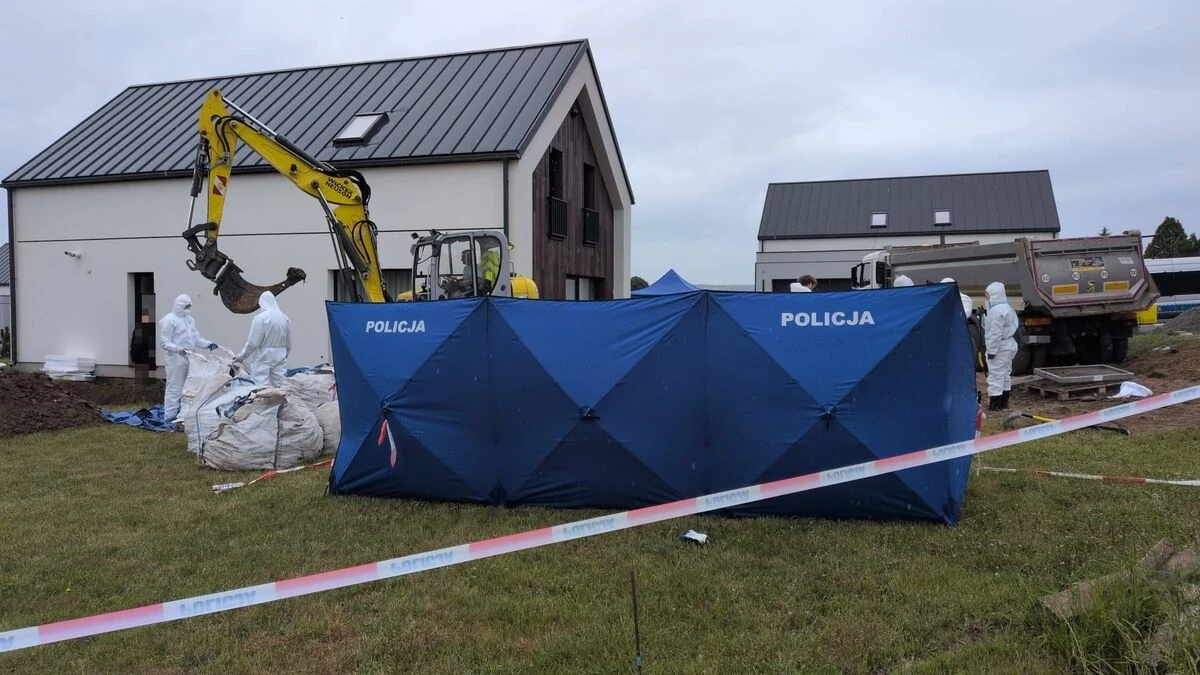 Czynności policji w Lutoryżu
