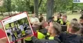 Niemieccy policjanci atakują manifestację ROG
