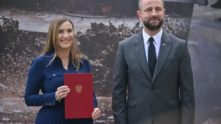 Magdalena Sobkowiak-Czarnecka, Władysław Kosiniak-Kamysz na wręczeniu nominacji na nowe stanowiska służbowe, w Ministerstwie Obrony Narodowej w Warszawie