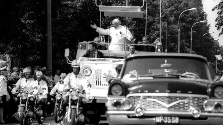 Jan Paweł II podczas pierwszej pielgrzymki do Polski, 2 czerwca 1979