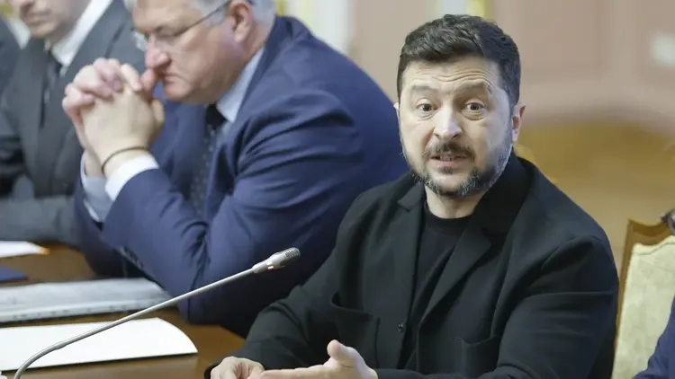Prezydent Ukrainy Wołodymyr Zełenski