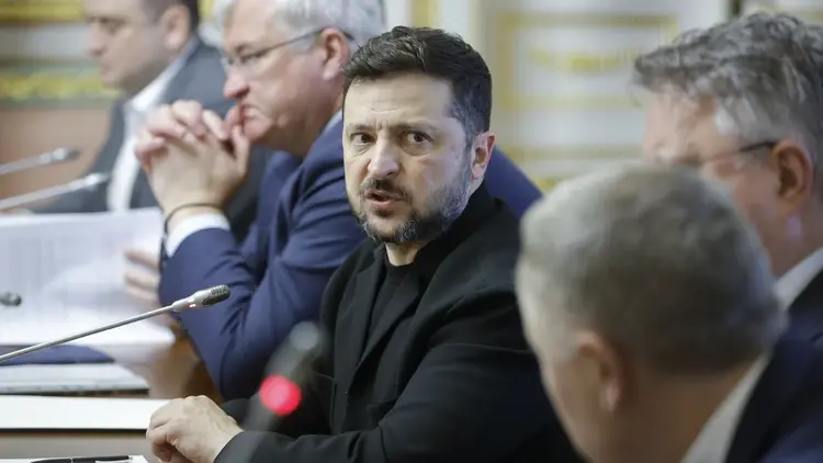 Prezydent Ukrainy Wołodymyr Zełenski