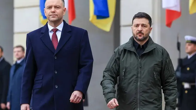 Spotkanie Karola Nawrockiego z Wołodymyrem Zełenskim