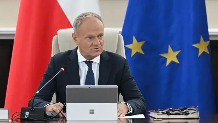 Donald Tusk na posiedzeniu rządu