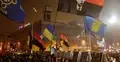 Banderowski flagi na wiecu w Kijowie