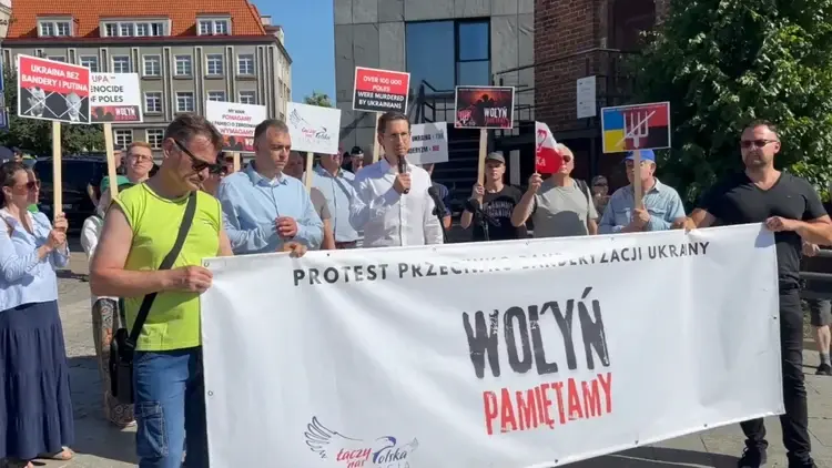 Antybanderowska manifestacja w Gdańsku