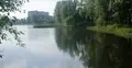 Staw Maroko w Katowicach widok z brzegu