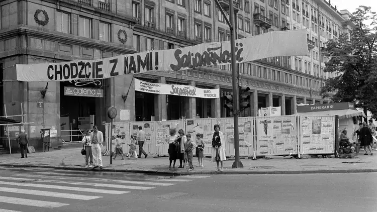Warszawa, kampania wyborcza 1989