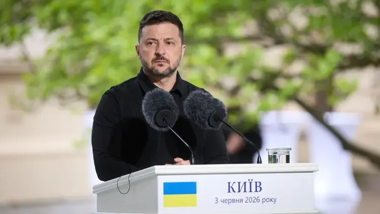 Prezydent Ukrainy Wołodymyr Zełenski