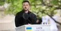 Prezydent Ukrainy Wołodymyr Zełenski