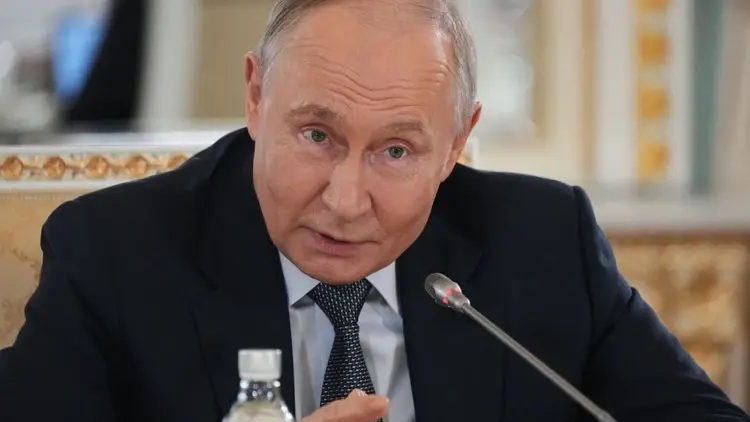 Wołodimir Putin przemawia