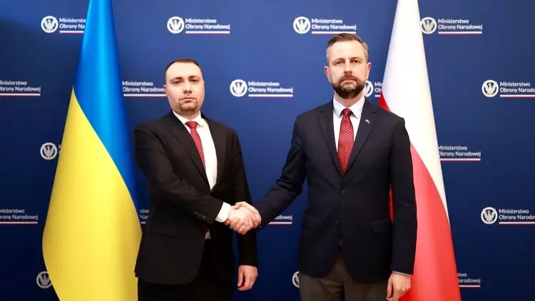 Kyryło Budanow z Władysławem Kosiniakiem-Kamyszem