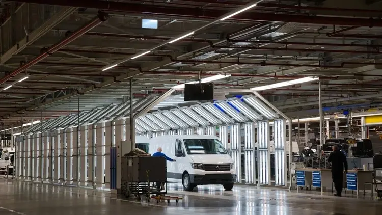 Taśma produkcyjna Volkswagen Poznań