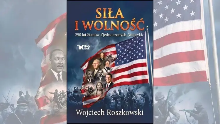 okładka książki z flagą Stanów Zjednoczonych