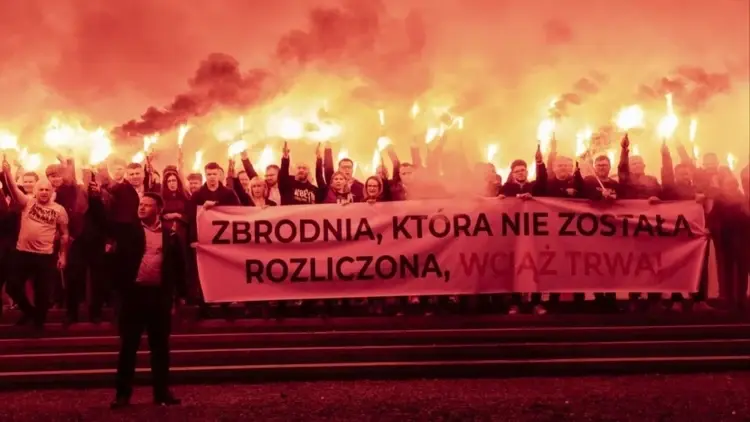 akcja konfederacji w domostowie dla uczczenia ofiar upa