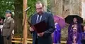 Piotr Łukasiewicz podczas ceremonii w Ołyce upamiętniającej ofiary Rzezi Wołyńskiej