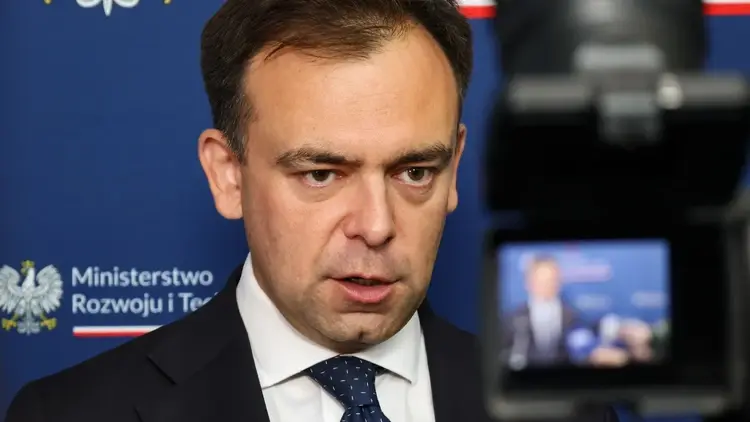 Minister finansów i gospodarki Andrzej Domański