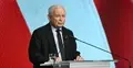 Jarosław Kaczyński na konferencji prasowej