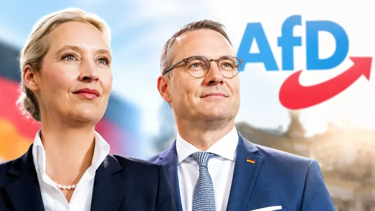 Alice Weidel, Tino Chrupalla. AfD