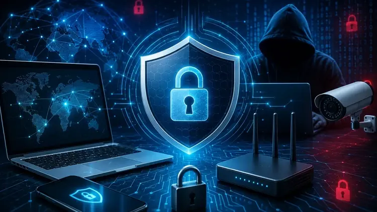 Cyberbezpieczeństwo - grafika ilustracyjna