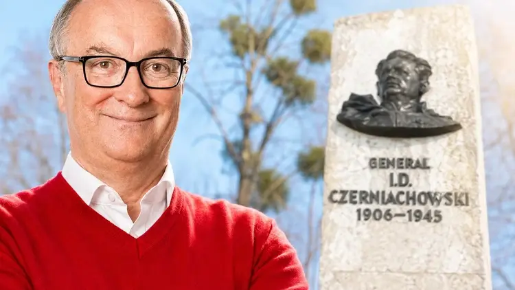 Włodzimierz Czarzasty, pomnik Iwana Czerniachowskiego