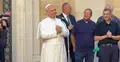 papież w czasie przemówienia w Bari