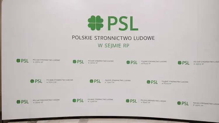 Ścianka PSL w Sejmie - grafika poglądowa