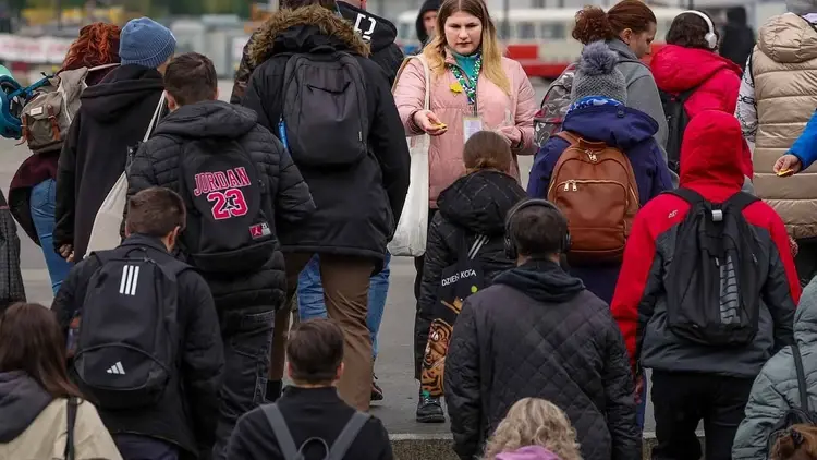 Mieszkańcy na tzw. Patelni w Warszawie