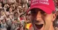 Ferran Torres w czapce "Make Spain Great Again"