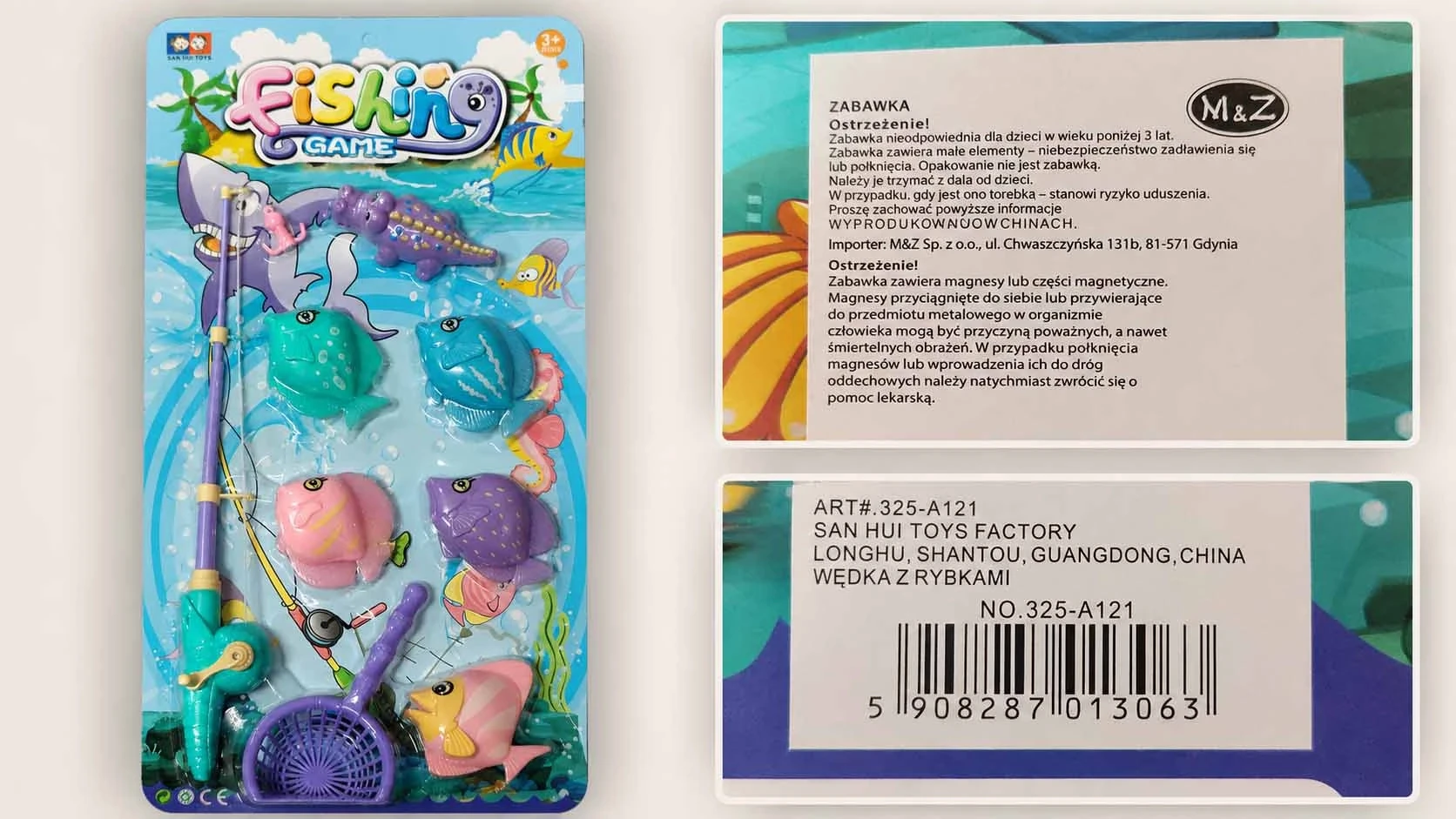 Zabawka Fishing Game, model 325-A121, o kodzie kreskowym 5908287013063