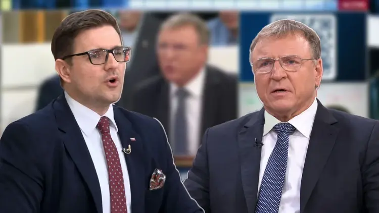 Robert Gontarz i Jacek Kurski