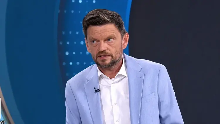 Leszek Kraskowski na antenie Telewizji Republika