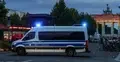 Berlińska policja patroluje okolice Bramy Brandenburskiej