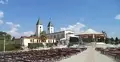 parafia św. Jakuba widziana od strony ołtarza polowego
