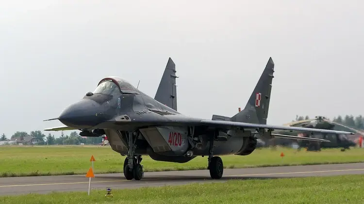 MiG-29G Polskich Sił Powietrznych na Radom Air Show 2017