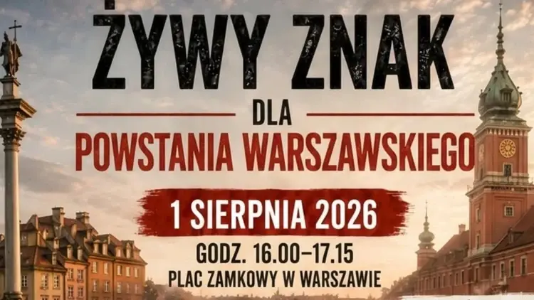 Żywy Znak dla Powstania Warszawskiego