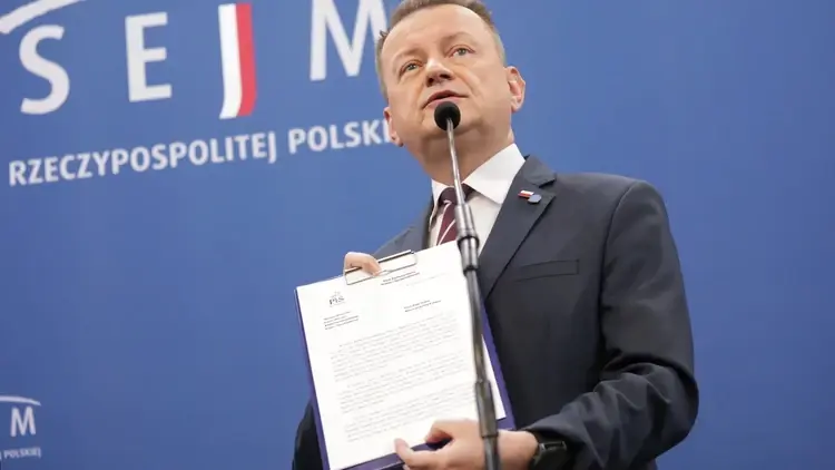 Były minister obrony narodowej Mariusz Błaszczak