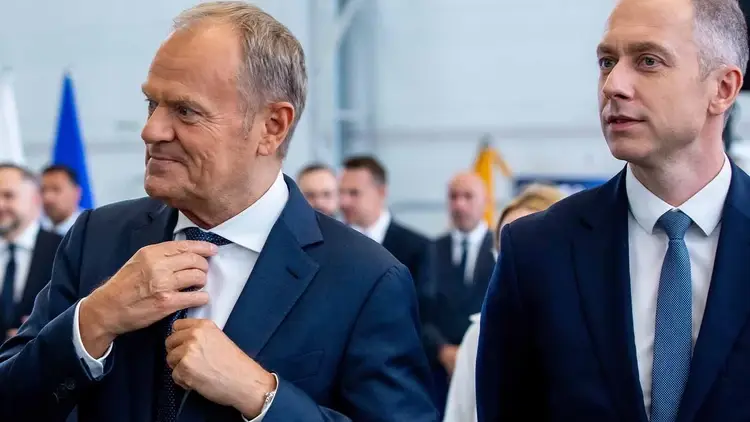 Donald Tusk i Cezary Tomczyk