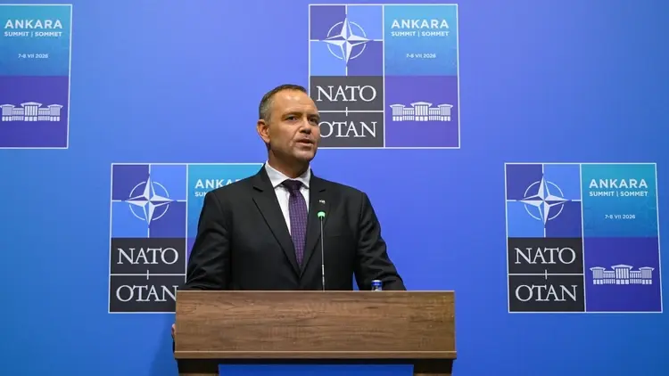Prezydent Polski Karol Nawrocki podczas szczytu NATO