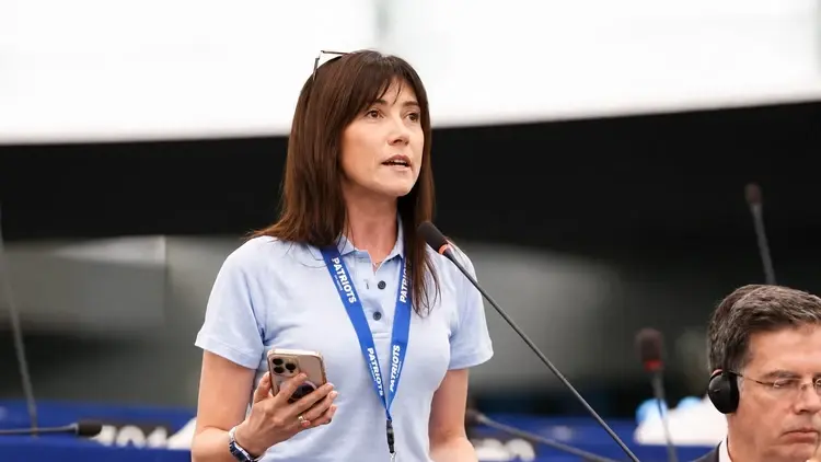 Eurodeputowana Ewa Zajączkowska w PE
