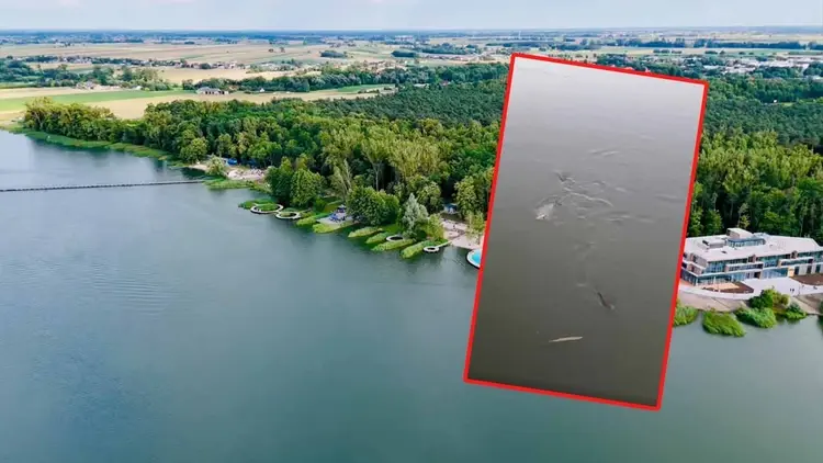 Jezioro Słupeckie i nagranie opublikowane przez wędkarzy