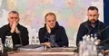 Donald Tusk podczas narady ogólnopolskiego sztabu kryzysowego we Wrocławiu