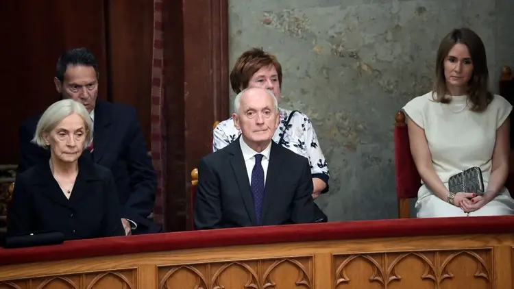 Andras Baka w węgierskim parlamencie