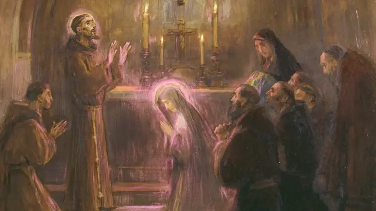 Klaryski i św. Franciszek z Asyżu